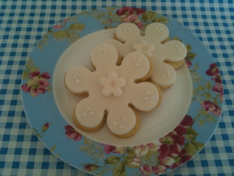 Cookies are made using Nigella Cutout Cookie recipe and finished with 